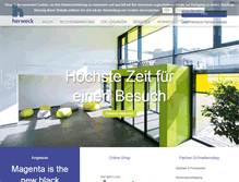 Tablet Screenshot of herweck.de